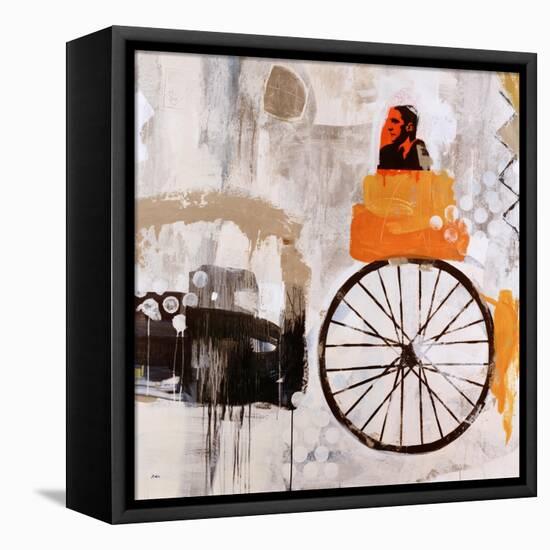 Riding with Marcel-Clayton Rabo-Framed Premier Image Canvas