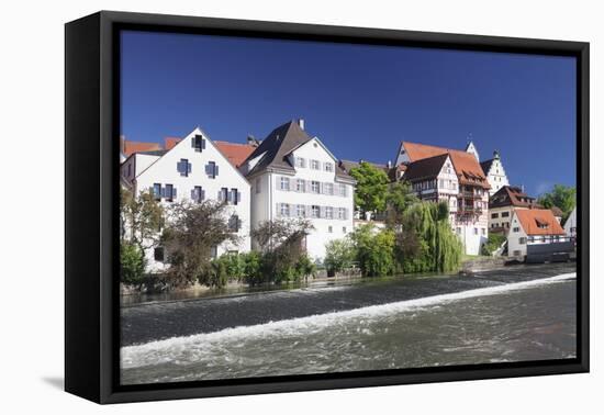 Riedlingen, Danube River, Upper Swabia, Baden-Wurttemberg, Germany, Europe-Markus Lange-Framed Premier Image Canvas