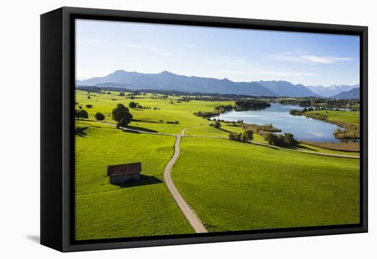 Riegsee in the Bavarian Foothills of the Alps-Ralf Gerard-Framed Premier Image Canvas