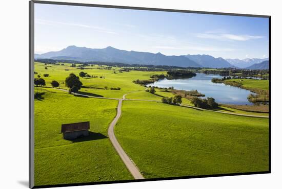 Riegsee in the Bavarian Foothills of the Alps-Ralf Gerard-Mounted Photographic Print