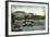 Riesa Elbe, Salondampfer Kaiser Wilhelm Ii, Brücke-null-Framed Giclee Print