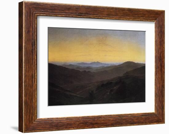 Riesengebirge-Caspar David Friedrich-Framed Giclee Print