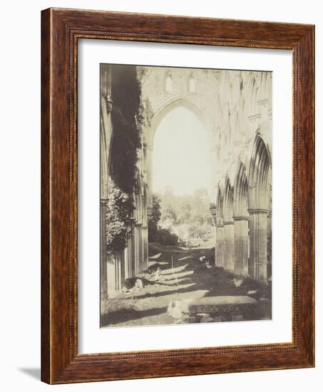 Rievaulx Abbey, looking West-Roger Fenton-Framed Giclee Print