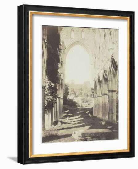 Rievaulx Abbey, looking West-Roger Fenton-Framed Giclee Print