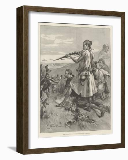 Riff Tribesmen Harassing the Spanish Troops at Melilla-Gabriel Nicolet-Framed Giclee Print