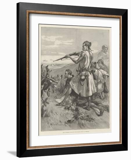 Riff Tribesmen Harassing the Spanish Troops at Melilla-Gabriel Nicolet-Framed Giclee Print