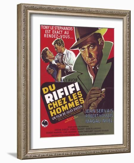 Rififi, 1955, "Du Rififi Chez Les Hommes" Directed by Jules Dassin-null-Framed Giclee Print