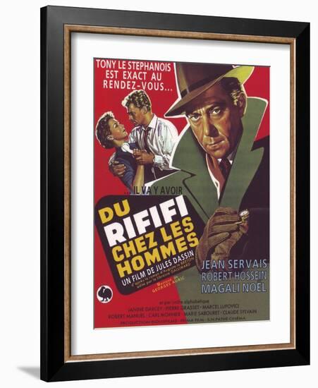 Rififi, 1955, "Du Rififi Chez Les Hommes" Directed by Jules Dassin-null-Framed Giclee Print