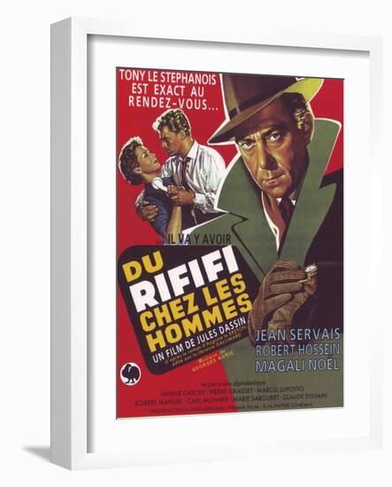 Rififi, 1955, "Du Rififi Chez Les Hommes" Directed by Jules Dassin-null-Framed Giclee Print