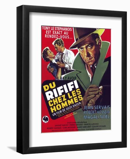 Rififi, (aka Du Rififi Chez Les Hommes), 1955-null-Framed Premium Giclee Print