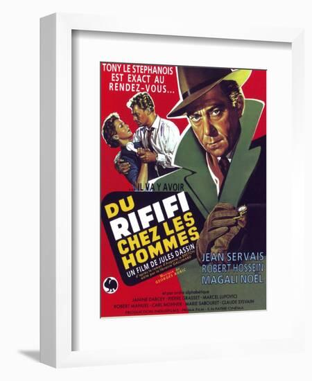 Rififi, (aka Du Rififi Chez Les Hommes), 1955-null-Framed Premium Giclee Print