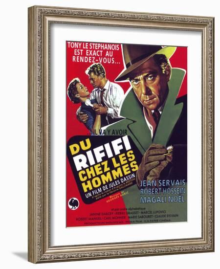 Rififi, (aka Du Rififi Chez Les Hommes), 1955-null-Framed Art Print