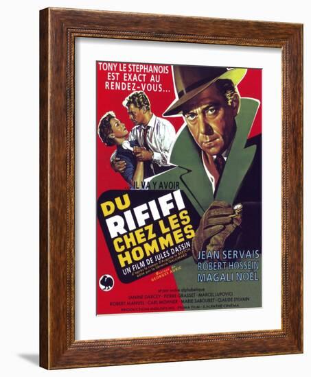 Rififi, (aka Du Rififi Chez Les Hommes), 1955-null-Framed Art Print