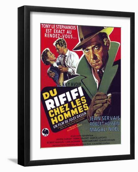 Rififi, (aka Du Rififi Chez Les Hommes), 1955-null-Framed Art Print