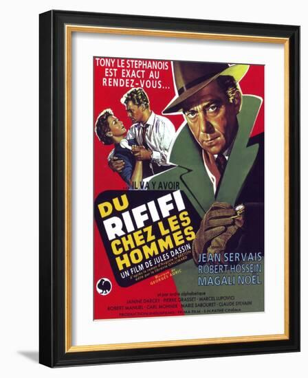 Rififi, (aka Du Rififi Chez Les Hommes), 1955-null-Framed Art Print