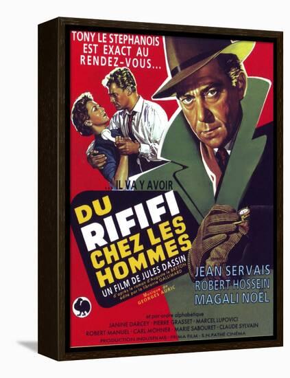 Rififi, (aka Du Rififi Chez Les Hommes), 1955-null-Framed Stretched Canvas