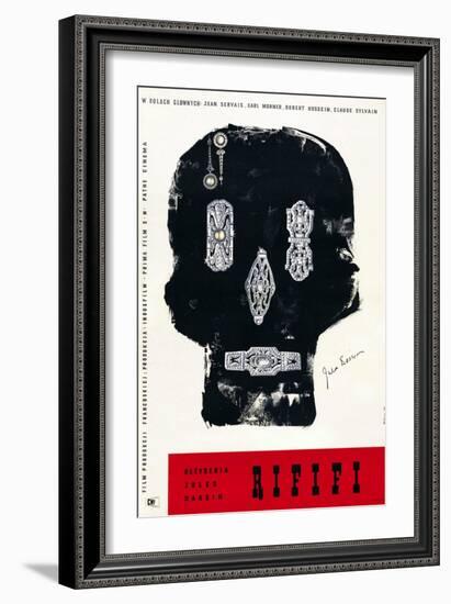 Rififi, Polish Poster Art, 1955-null-Framed Art Print