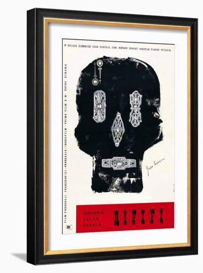 Rififi, Polish Poster Art, 1955-null-Framed Art Print