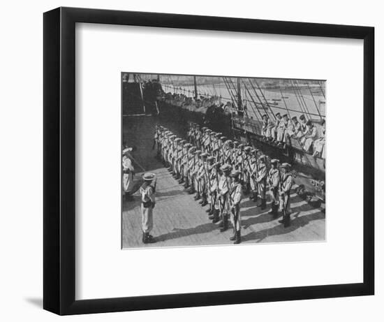 'Rifle Drill', c1900, (1910)-Unknown-Framed Photographic Print