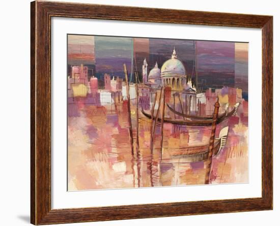 Riflessi a Venezia-Luigi Florio-Framed Art Print