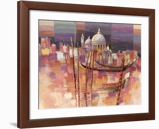 Riflessi a Venezia-Luigi Florio-Framed Art Print