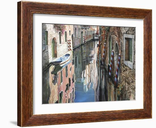 Riflessi Colorati a Venezia-Guido Borelli-Framed Giclee Print