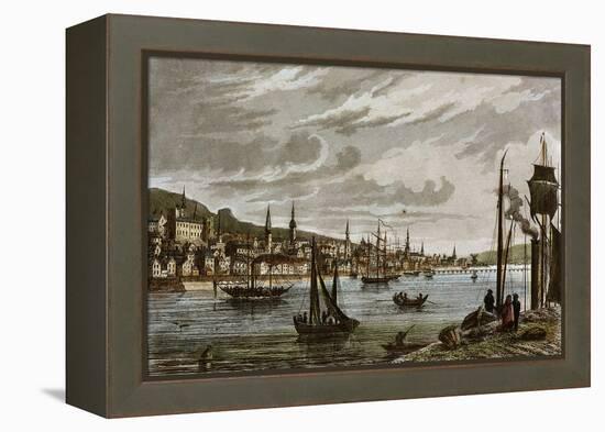 Riga, Latvia, 19th century-null-Framed Premier Image Canvas