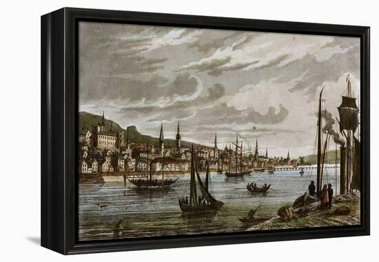 Riga, Latvia, 19th century-null-Framed Premier Image Canvas