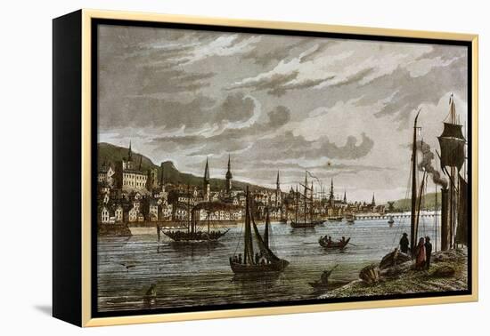 Riga, Latvia, 19th century-null-Framed Premier Image Canvas