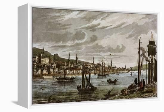 Riga, Latvia, 19th century-null-Framed Premier Image Canvas