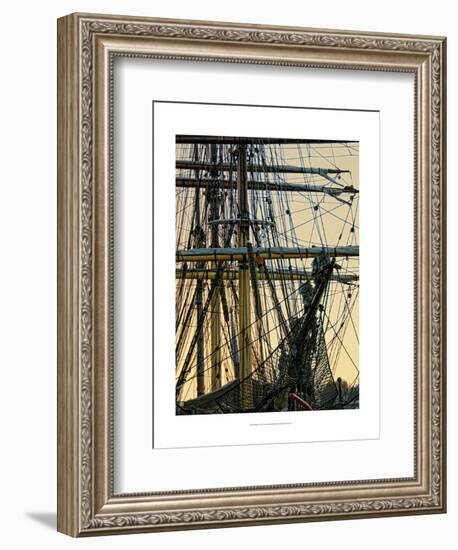 Rigging I-Danny Head-Framed Art Print