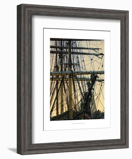 Rigging I-Danny Head-Framed Art Print