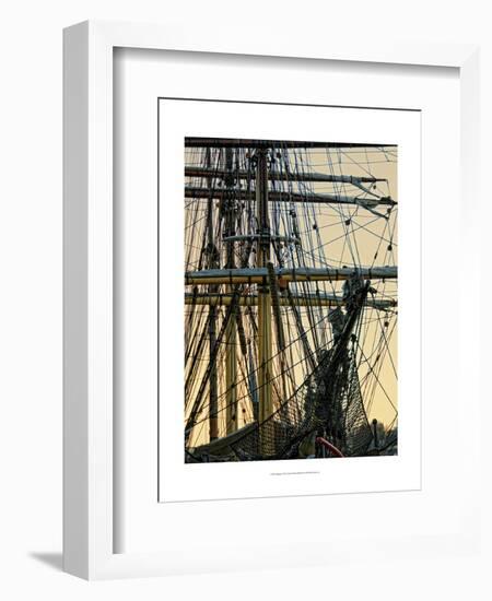 Rigging I-Danny Head-Framed Art Print