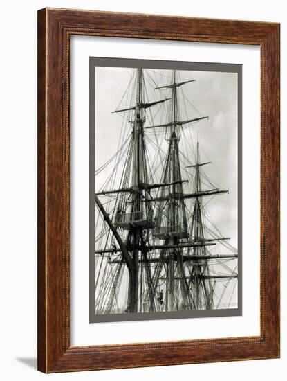 Rigging of the Uss Constitution-null-Framed Art Print