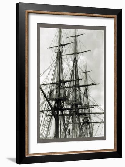 Rigging of the Uss Constitution-null-Framed Art Print