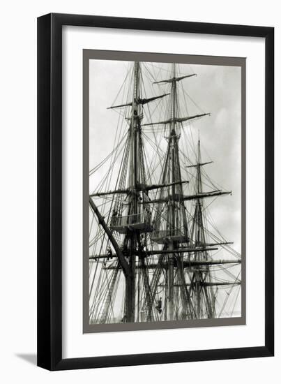 Rigging of the Uss Constitution-null-Framed Art Print