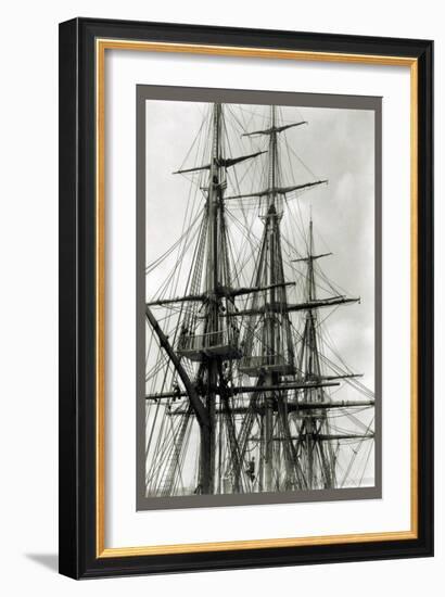 Rigging of the Uss Constitution-null-Framed Art Print