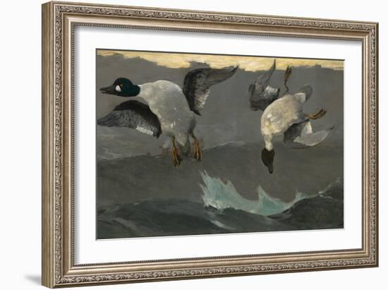 Right and Left, 1909-Winslow Homer-Framed Art Print