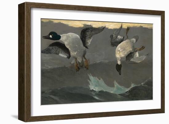 Right and Left, 1909-Winslow Homer-Framed Art Print