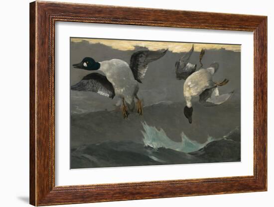 Right and Left, 1909-Winslow Homer-Framed Art Print