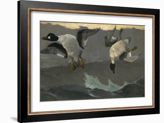 Right and Left, 1909-Winslow Homer-Framed Art Print