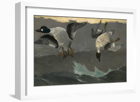 Right and Left, 1909-Winslow Homer-Framed Art Print