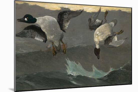 Right and Left, 1909-Winslow Homer-Mounted Art Print