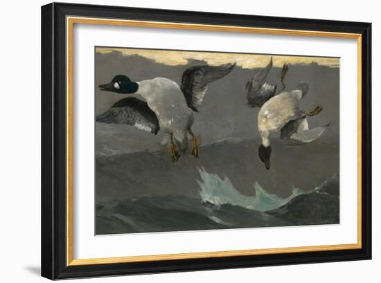 Right and Left, 1909-Winslow Homer-Framed Art Print