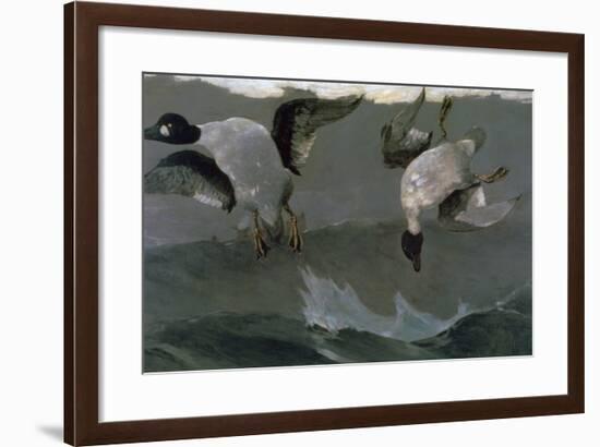 Right and Left, 1909-Winslow Homer-Framed Giclee Print