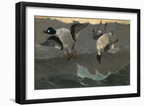 Right and Left, 1909-Winslow Homer-Framed Giclee Print