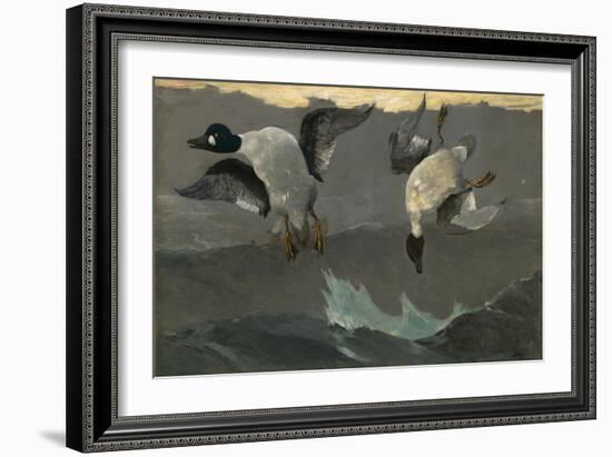 Right and Left, 1909-Winslow Homer-Framed Giclee Print