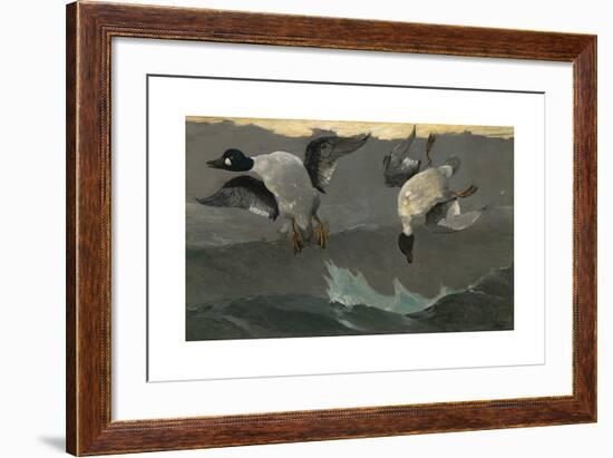 Right and Left-Winslow Homer-Framed Premium Giclee Print