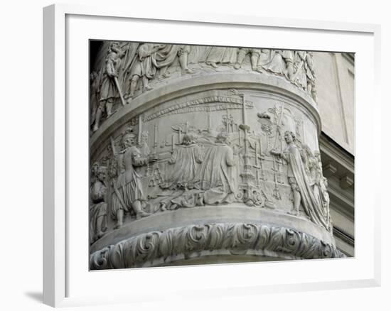 Right Column with Reliefs Depicting Scenes from the Life of Saint Charles Borromeo-null-Framed Giclee Print