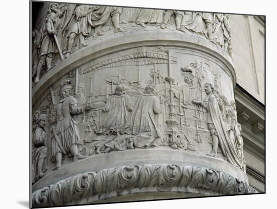 Right Column with Reliefs Depicting Scenes from the Life of Saint Charles Borromeo-null-Mounted Giclee Print